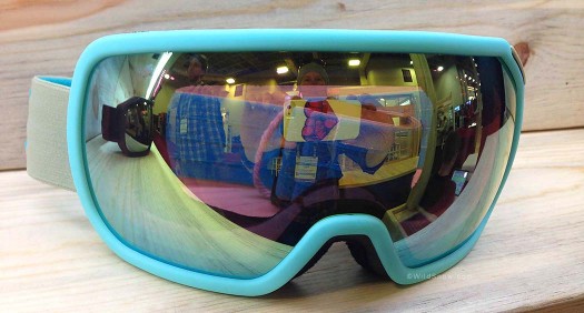 Zeal Optic’s goggle line caught my eye. I spoke with their head product designer who gradually moved up through the ranks over the years, starting off in Zeal’s warehouse. These are the Fargos, designed for men or women but intended for those with smaller faces. In order to bring the google size down but keep the range of sight (peripheral vision) high, he decreased the depth of the glasses while innovating a proprietary fog resistant lens that changes with the conditions. Quite a feat! Zeal Optic’s goggle line caught my eye. I spoke with their head product designer who gradually moved up through the ranks over the years, starting off in Zeal’s warehouse. These are the Fargos, designed for men or women but intended for those with smaller faces. In order to bring the goggle size down but keep the range of sight (peripheral vision) high, he decreased the depth of the glasses while innovating a proprietary fog resistant lens that changes with the conditions. Quite a feat!