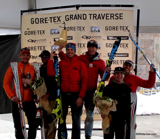 Team Wick Smith took first place overall on home turf. Ever assuring the eliteness of the Crested Butte Skimo Mafia. Marshall and Beni from Dynafit finished just minutes behind them with Brown and Laird placing third respectively. Team Wick Smith took first place overall on home turf. Ever assuring the eliteness of the Crested Butte Skimo Mafia. Marshall and Beni from Dynafit finished just minutes behind them with Brown and Laird placing third respectively.