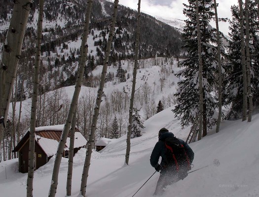 A foot of fresh on top of the snirt. We skied conservatively down gentle slopes. A foot of fresh on top of the snirt. We skied conservatively down gentle slopes.