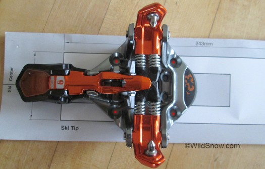 G3 Ion (available fall of 2014) mount pattern falls easily within reinforced area, toe unit pictured here. G3 Ion (available fall of 2014) mount pattern falls easily within reinforced area, toe unit pictured here.