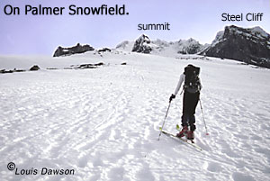 Palmer Snowfield. Palmer Snowfield.