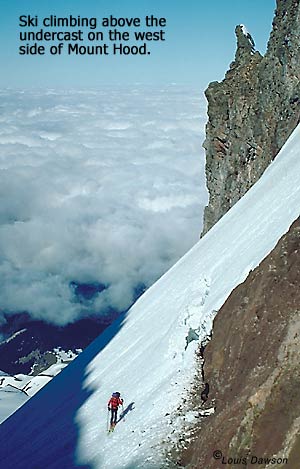 Skiing Mount Hood, Oregon. Skiing Mount Hood, Oregon.