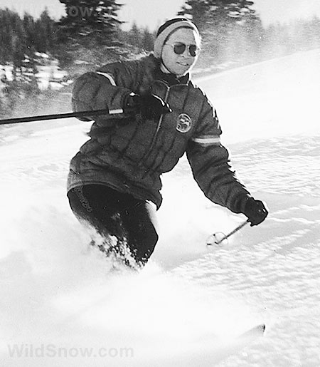 Doloris LaChapelle at Alta, Utah early 1960s. Doloris LaChapelle at Alta, Utah early 1960s.