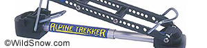 Alpiine Trekker backcountry skiing binding adapter.