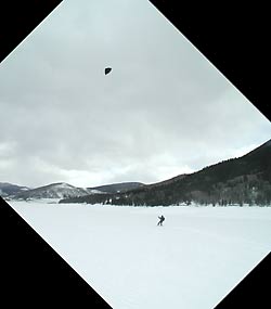 Riding skis and wind. Come back Louieeeeeeeeeeeeeeee (This time of year Ruedi is totally frozen, and windy...) Riding skis and wind. Come back Louieeeeeeeeeeeeeeee (This time of year Ruedi is totally frozen, and windy...)