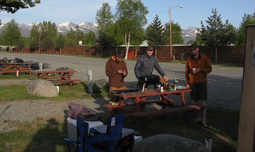 At the Golden Nugget RV Park in Anchorage, review.