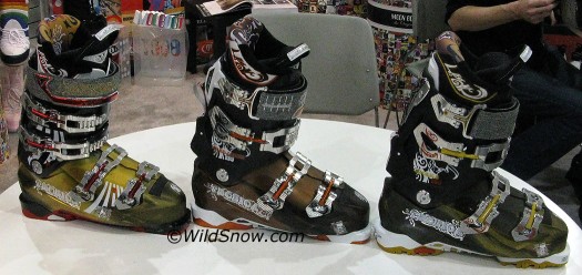 Tecnica backcountry skiing boots.