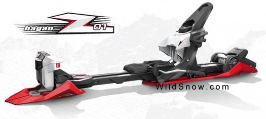 Hagan Z 01 backcountry skiing binding. Hagan Z 01 backcountry skiing binding.