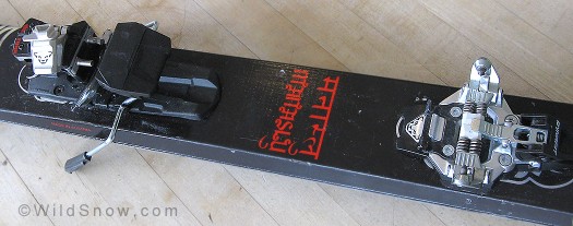 Dynafit Radical ST backcountry skiing binding. Dynafit Radical ST backcountry skiing binding.