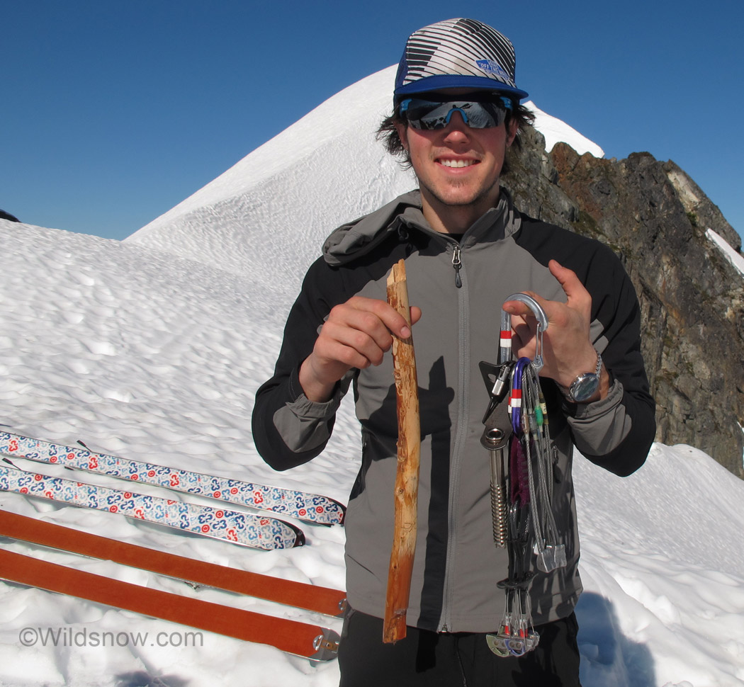 Gear for backcountry ski mountaineering in the North Cascades