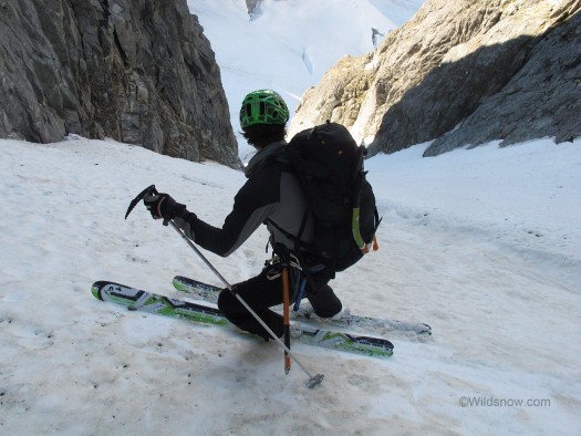 Ski mountaineering in the Picket Range of the North Cascades.