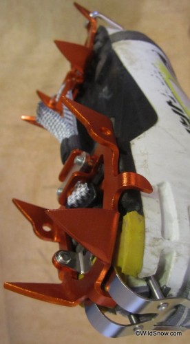 Crampon attached