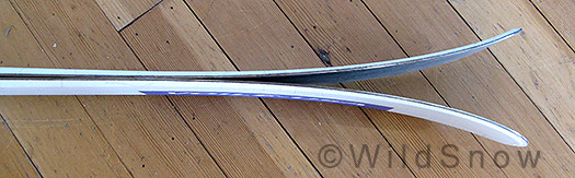 Voile Vector rocker and tip rise is plentiful. Voile Vector rocker and tip rise is plentiful.
