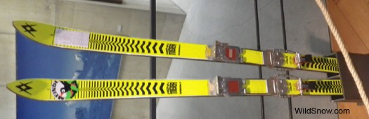 The Holzer skis as the Messner museum.