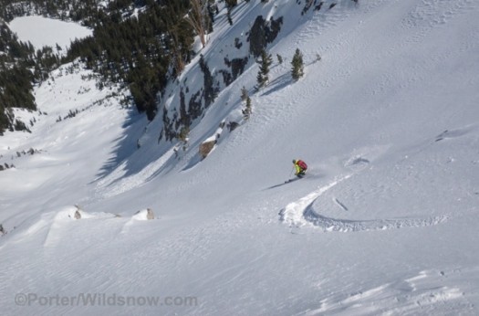 Jeff M in TJ Bowl, Mammoth Lakes BC.  March 21.