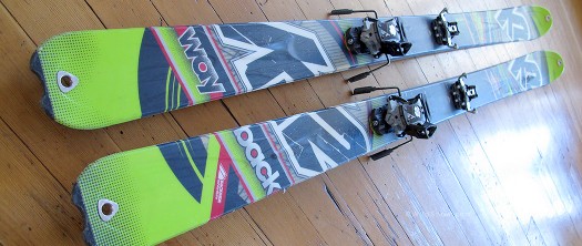 k2 Wayback backcountry skis yield superb weight to performance ratio.