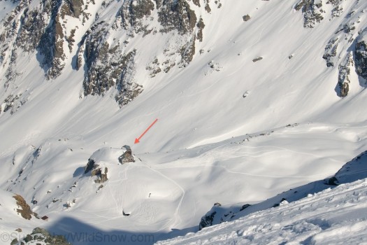  First view of the Prafleuri Hut
