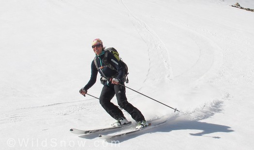 Lisa on Manaslu women's, this spring in Colorado.
