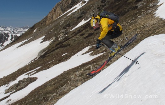 Joe finds his Zen. The oxide part might have to wait here at  nearly 13,000 feet in Colorado.