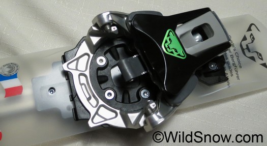 Beast toe unit is a turntable to create lateral release.
