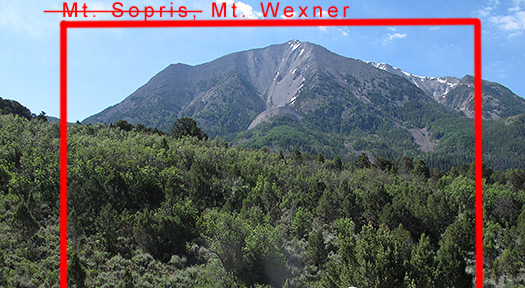 Approximate borders of the Wexner Mount Sopris Land Exchange. It's likely the mountain will be renamed as well. Approximate borders of the Wexner Mount Sopris Land Exchange