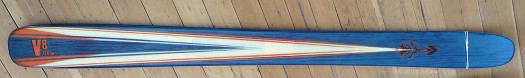 Voile V8 has a terrific performance-to-weight ratio, tail tips if you like that sort of thing.
