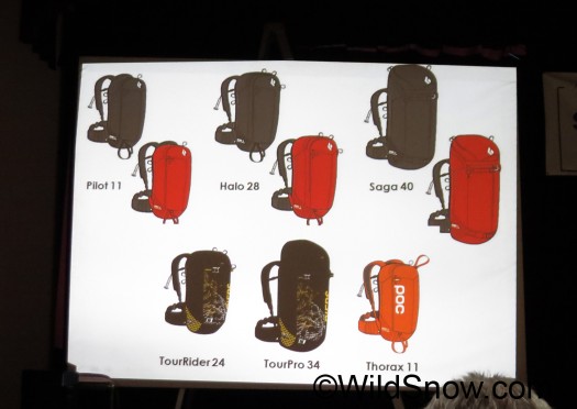 Black Diamond ownes Pieps, who provided super tech electronics. And, we get a Pieps backpack or two, along with POC. All available fall of  2014.