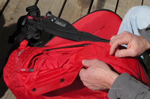 Packing the airbag is incredibly easy.