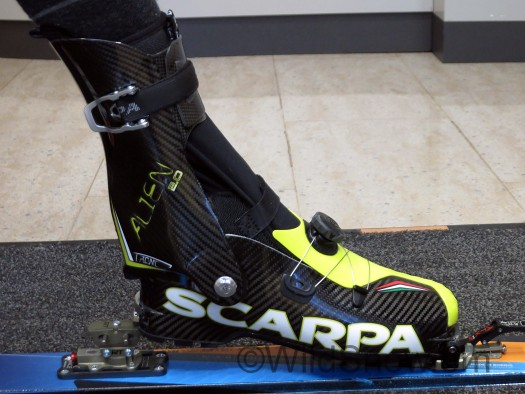 Ditto. Scarpa told me that the design philosophy behind this sort of boot is it needs to be optimized to the point of working for what they call "sprint" races, which consist essentially of running uphill like a maniac.