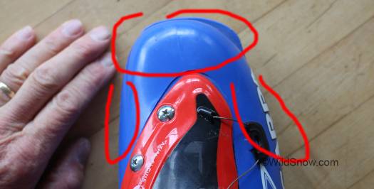 First thing about Evo F1, it has the commodius Scarpa toe box. More, this is NOT a DIN compatible ski boot (cheers) but rather is totally optimized as a tech binding compatible boot, including Dynafit certified tech fittings. First thing about Evo F1, it has the commodius Scarpa toe box. More, this is NOT a DIN compatible ski boot (cheers) but rather is totally optimized as a tech binding compatible boot, including Dynafit certified tech fittings.