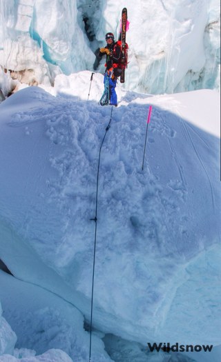 Anton with one of the bigger hops in front of him.