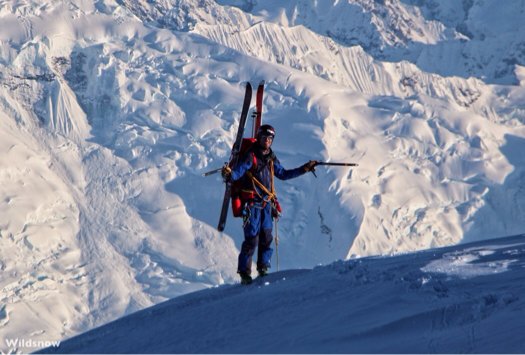 Despite the pain raging through his body, Anton forces out a smile as he reaches the top of Mount Hunter. Despite the pain raging through his body, Anton forces out a smile as he reaches the top of Mount Hunter.