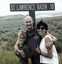 St. Lawrence Basin trailhead just up the road, super exciting to be here. St. Lawrence Basin trailhead just up the road, super exciting to be here.