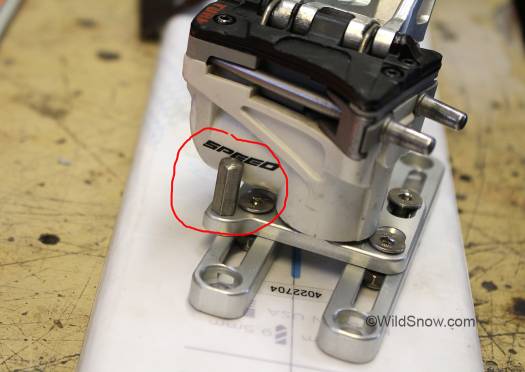 Dynafit Speed heel unit installed on Maruelli Antitwist. Dynafit Speed heel unit installed on Maruelli Antitwist.