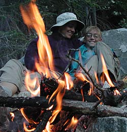 Campfires are sometimes frowned upon by today's backpackers, but we don't see any problem with them done thoughtfully. Campfires are sometimes frowned upon by today's backpackers, but we don't see any problem with them done thoughtfully.