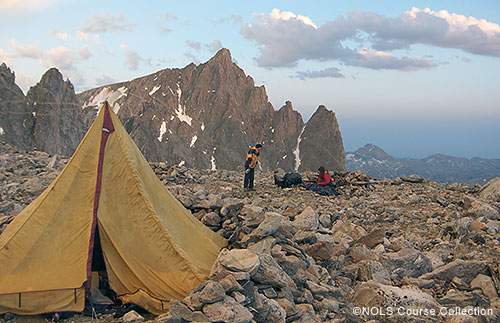 An amazing high camp on Bonney Pass. An amazing high camp on Bonney Pass.