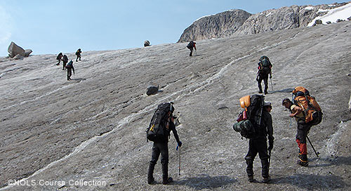 Getting started up Grasshopper Glacier. Getting started up Grasshopper Glacier.