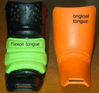 Huge difference in a 10 minute mod, replace stock tongue with stiffer. Huge difference in a 10 minute mod, replace stock tongue with stiffer.