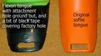 Easy to match the hole in stock tongue. Easy to match the hole in stock tongue.