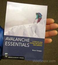 Bruce Tremper book Avalanche Essentials is a dashboard sized. Bruce Tremper book Avalanche Essentials is a dashboard sized.
