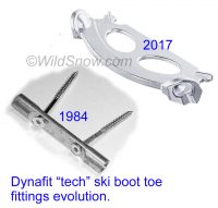Thirty years of design engineering, ski touring tech fittings were the result of one man's vision, and are now an industry wide informal standard. Thirty years of design engineering, ski touring tech fittings were the result of one man's vision, and are now an industry wide informal standard.