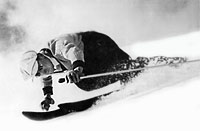 Sun Valley founding skier Florian Haemmerle, extreme vorlage circa 1938. (Ketchum Community Library) Sun Valley founding skier Florian Haemmerle, extreme vorlage circa 1938. (Ketchum Community Library)
