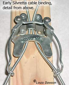 1960s Silvretta binding toe detail.