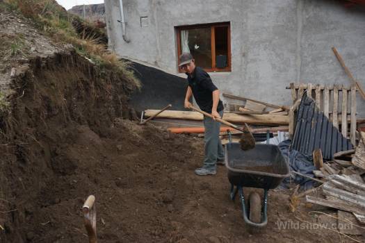 Sure, digging out a hillside and moving dozens of wheelbarrows of dirt is a fair trade. Sure, digging out a hillside and moving dozens of wheelbarrows of dirt is a fair trade.