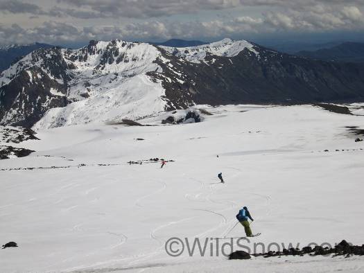 Various angles and slopes for the skiing, most with zero avalanche danger. Various angles and slopes for the skiing, most with zero avalanche danger.