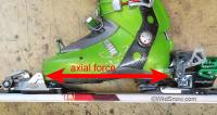 Axial force of boot on binding heel and toe units. ISO 13992 only specifies testing in forward direction. Axial horizontal force of boot on binding heel and toe units. ISO 13992 only specifies testing in forward direction.