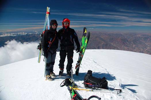 Jim Gile and Steve Marolt on the summit