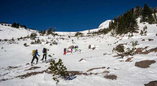 The Posse -- 10 skiers escaped cold-dry Washington to steal some of Oregon's pow.