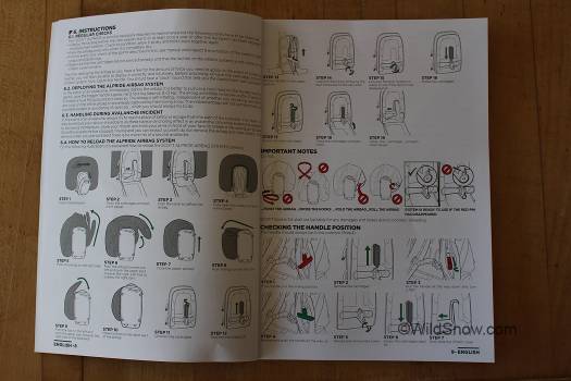 Manual has clear directions for airbag use, but lacks clarity for airline travel configuration.