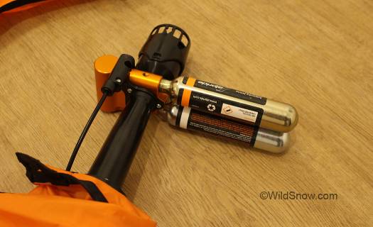 Venturi etc. with cartridges attached.
